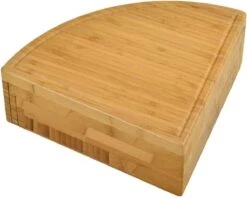 Jarif - Borrelplank - Tapasplank - Kaasplank - Serveerplank - Uitschuifbaar - Bamboe - Met Rvs Mesjes - 36 Cm -Skimask 1200x963 9