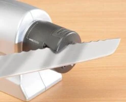 Elektrische Messenslijper - Zilver - Professionele Slijper - Universeel - Voor Alle Messen En Scharen -Skimask 1200x966