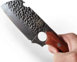 Gehamerd Koksmes Met Opener - Professioneel En Vlijmscherp - BBQ Mes 15 Gehamerd Koksmes Met Opener - Professioneel En Vlijmscherp - BBQ Mes -Skimask 1200x971