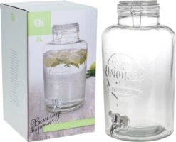 HANOO Drankdispenser / Limonadekan XL - Glas - 8L -Skimask 1200x974 4