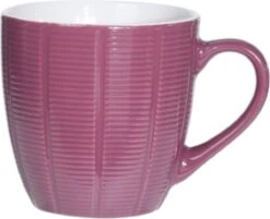 Orange85 Koffiekopjes Gekleurd - Set Van 6 - Koffiemokken - Streep - 200 Ml - Reliëf - Aardewerk - Met Oor - Theemokken -Skimask 1200x976 4