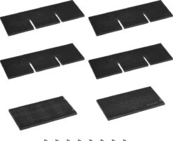 Navaris Bamboe Wijnrek 8 Sleuven - Houten Wijnstandaard Voor Het Organiseren En Bewaren Van Flessen - Zwart -Skimask 1200x978 3