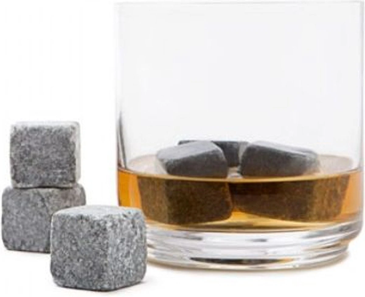 Merkloos Whiskey Stones - IJsblokken Van Natuursteen - 9 Stuks 3 Merkloos Whiskey Stones - IJsblokken Van Natuursteen - 9 Stuks