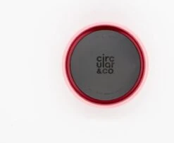 Circular&Co. Herbruikbare To Go Koffiebeker (rCUP) Zwart/roze 12oz/340ml -Skimask 1200x982 6