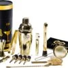 Infinity Goods Cocktailset - 15 Delige Gold Edition Cocktail Shaker Set - Luxe Cadeauverpakking - Inclusief Recepten - Goud -Skimask 1200x985 3