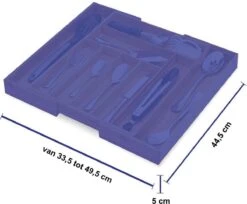 ACAZA Uitschuifbare Bestekbak In Bamboe Hout, Besteklade Met 7 Tot 9 Vakken, Ladeverdeler, Opbergbak, Bestekcassette, Verstelbaar -Skimask 1200x989 1
