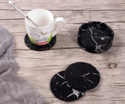 Onderzetter Voor Glazen - Onderzettersset - Drink Onderzetters - Marmer Look - Set Van 6 - SEVEND® 17 Onderzetter Voor Glazen - Onderzettersset - Drink Onderzetters - Marmer Look - Set Van 6 - SEVEND® -Skimask 1200x999 12