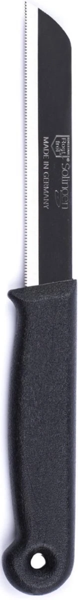 Solingen Kartelmes - Tomatenmes Met Kartel - RVS - 18,5 Cm Met "Blade Cover" - Zwart - 10 Stuks 7 Solingen Kartelmes - Tomatenmes Met Kartel - RVS - 18,5 Cm Met "Blade Cover" - Zwart - 10 Stuks - Afbeelding 5