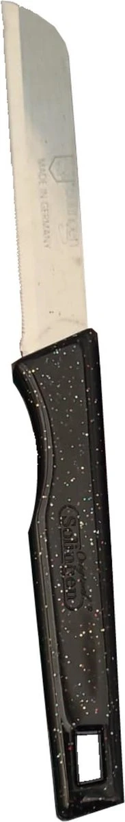 Solingen Kartelmes - Tomatenmes Met Kartel - RVS - 18,5 Cm Met "Blade Cover" - Zwart Glitter - 6 Stuks 8 Solingen Kartelmes - Tomatenmes Met Kartel - RVS - 18,5 Cm Met "Blade Cover" - Zwart Glitter - 6 Stuks - Afbeelding 6