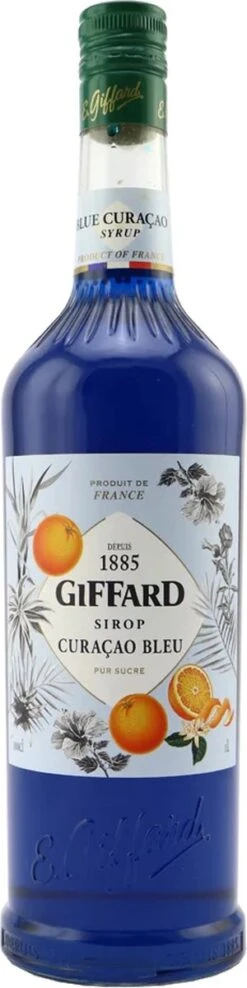 Blue Curacao Limonadesiroop - Blue Curacaosiroop Ranja Siroop Van Giffard - Het Perfecte Cadeau Voor Babyshower /ook Voor Sodastream / Sodamaker