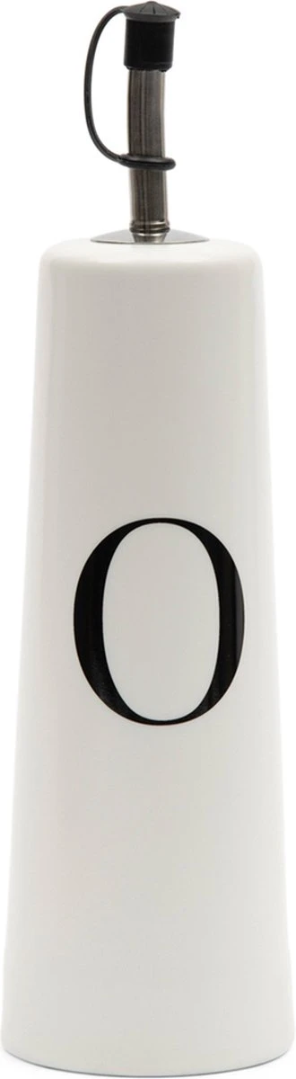 Riviera Maison Oliefles Met Schenktuit - Lancaster Vinegar Bottle - Wit 3 Riviera Maison Oliefles Met Schenktuit - Lancaster Vinegar Bottle - Wit