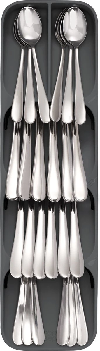 Joseph Joseph - Duo - Bestek Organiser Compact - Grijs 3 Joseph Joseph - Duo - Bestek Organiser Compact - Grijs