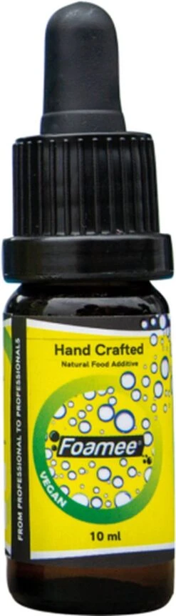 Foamee - 10ml - Cocktail Foamer - Vegan - Gluten Vrij - Geen Pinda - 62+ Cocktails - 2 Tot 4 Druppels Per Cocktail - Flesje Komt Met Pipet - 2 Jaar Houdbaar - Hoeft Niet In Koelkast Bewaard Te Worden