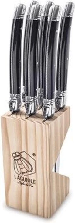 Laguiole Style De Vie Steakmessen Premium Line - 6-delig - Zwart 31 Laguiole Style De Vie Steakmessen Premium Line - 6-delig - Zwart -Skimask 405x1200