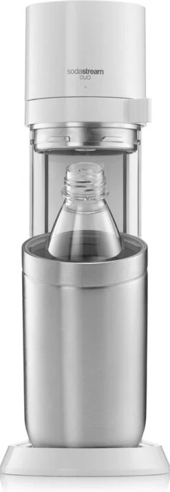 SodaStream DUO - Wit - Incl. Quick Connect Koolzuurcilinder - Met 1 Glazen En 1 Herbruikbare Plastic Fles -Skimask 415x1200 2