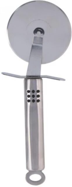 Alpina Pizzasnijder Met Ophanghaak | 22 Cm | Zilver