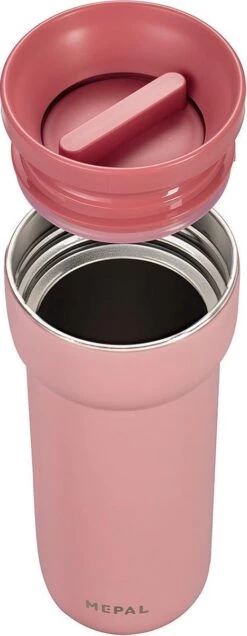 Mepal Isoleerbeker Ellipse 475 Ml – Houdt Je Drankje 6 Uur Warm En 10 Uur Koud – Nordic Pink – Koffiebeker To Go – Lekdicht – Thermosbeker -Skimask 466x1200
