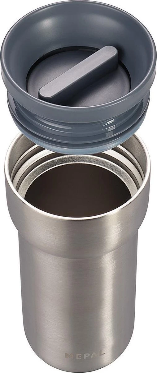 Mepal Isoleerbeker Ellipse 375 Ml – Houdt Je Drankje 4 Uur Warm En 8 Uur Koud – Natural Brushed – Koffiebeker To Go – Lekdicht – Thermosbeker 11 Mepal Isoleerbeker Ellipse 375 Ml – Houdt Je Drankje 4 Uur Warm En 8 Uur Koud – Natural Brushed – Koffiebeker To Go – Lekdicht – Thermosbeker - Afbeelding 9
