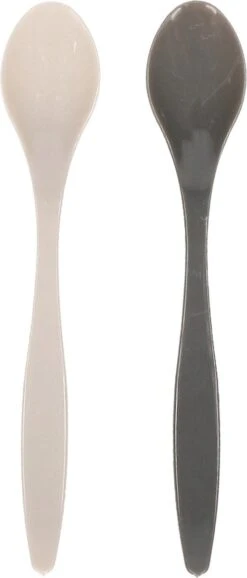 Excellent Houseware 12x Eierlepels Zwart/grijs Kunststof 14 Cm -Skimask 513x1200