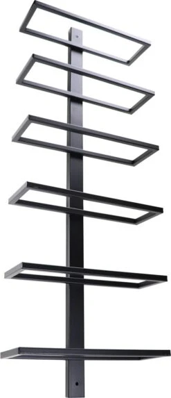 Copain De Vin™ The Wine Of Fame - Wijnrek - Wijnkunst - 6 Flessen - Zwart -Skimask 517x1200