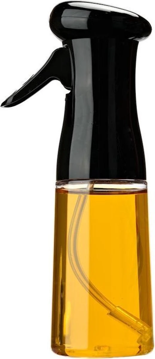 Merkloos Decopatent® Olijfolie Sprayer - Oliefles Met Verstuiver - Afvallen - Voor Gezond Bakken En Koken - Kook Bakspray - 210ML - Zwart 9 Merkloos Decopatent® Olijfolie Sprayer - Oliefles Met Verstuiver - Afvallen - Voor Gezond Bakken En Koken - Kook Bakspray - 210ML - Zwart - Afbeelding 7
