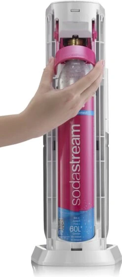 SodaStream DUO - Wit - Incl. Quick Connect Koolzuurcilinder - Met 1 Glazen En 1 Herbruikbare Plastic Fles -Skimask 527x1200 1