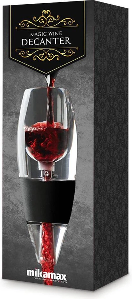 MikaMax Magic Wijn Decanteerder - Vaatwasserbestendig - Incl. Zeef - Wijn Beluchter - Decanter - Wijn Accessoires - Wijn Cadeaus - Magic Wine Decanter 6 MikaMax Magic Wijn Decanteerder - Vaatwasserbestendig - Incl. Zeef - Wijn Beluchter - Decanter - Wijn Accessoires - Wijn Cadeaus - Magic Wine Decanter - Afbeelding 4