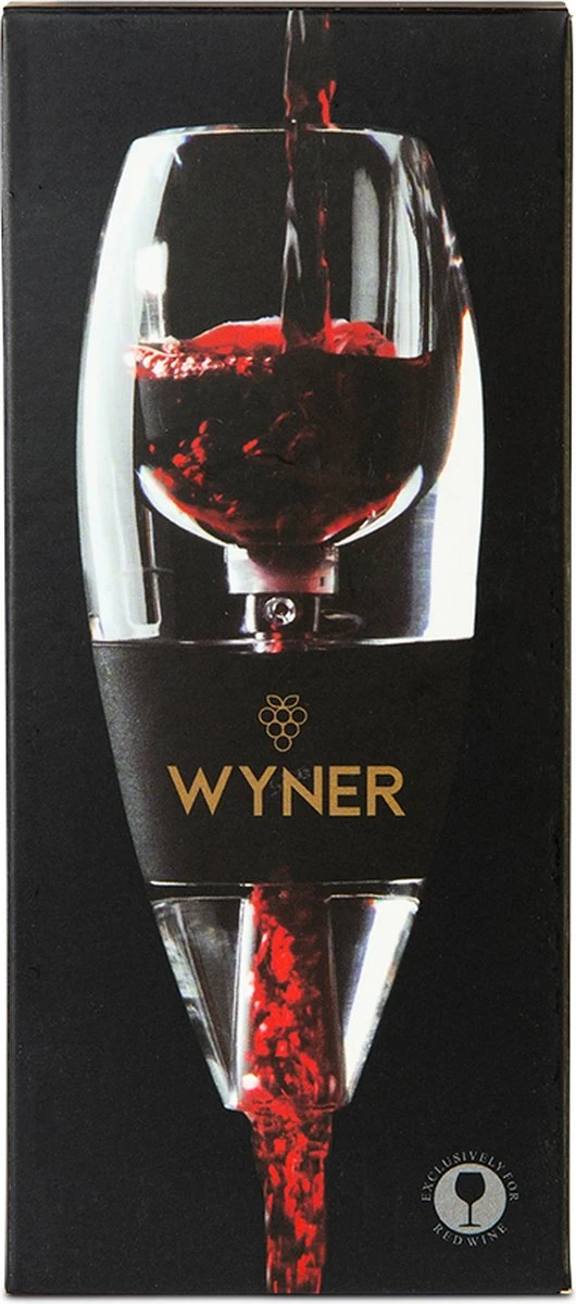 WYNER Chianti - Luxe Wijn Decanteerder Incl. Zeef & Standaard - Magic Wine Decanter - Decanteer Karaf - Wijn Karaf - Wine Decanter - Wijnbeluchter - Karaf Voor Wijn - Wijn Accessoires 5 WYNER Chianti - Luxe Wijn Decanteerder Incl. Zeef & Standaard - Magic Wine Decanter - Decanteer Karaf - Wijn Karaf - Wine Decanter - Wijnbeluchter - Karaf Voor Wijn - Wijn Accessoires - Afbeelding 3