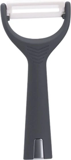 Swiss Pro+ | SP-KSBLK-S | 8-delige Keukenmessenset Met Standaard | Keramisch Messenset | RVS | Inclusief Messenblok | Grijs -Skimask 533x1200