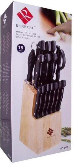 Renberg Messenblok - 15 Delig - Hout 5 Renberg Messenblok - 15 Delig - Hout -Skimask 534x1200