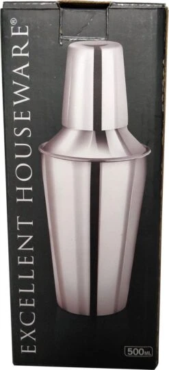 Excellent Houseware Driedelige Cocktailshaker Budget 500 Ml 8 Excellent Houseware Driedelige Cocktailshaker Budget 500 Ml -Skimask 549x1200