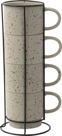 Gusta Rek Met Mokken Ivoor 350 Ml - 4 Stuks 8 Gusta Rek Met Mokken Ivoor 350 Ml - 4 Stuks -Skimask 549x1200 3