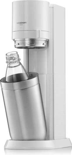 SodaStream DUO - Wit - Incl. Quick Connect Koolzuurcilinder - Met 1 Glazen En 1 Herbruikbare Plastic Fles -Skimask 561x1200 1