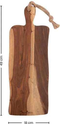 Bowls And Dishes Pure Rose Wood Duurzame Borrelplank - Serveerplank - Hapjesplank - Tapasplank - Kaasplank Rustiek Met Handvat 49 Cm - Cadeau Tip! -Skimask 585x1200 1