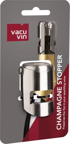 Vacu Vin Champagne Stopper - Zilver -Skimask 585x1200
