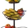 Chefs Cuisine Fruitmand - Fruit Mand - Fruit Etagère - Fruitmand 3 Lagen – Fruitschaal - Fruitmand 2 Lagen - Aanrecht Organiser - Zwart Roestvrij Staal - Geschenkset – Geschenkset Vrouwen – Kerstcadeau – Kerstcadeau Vrouwen -Skimask 589x1200 2