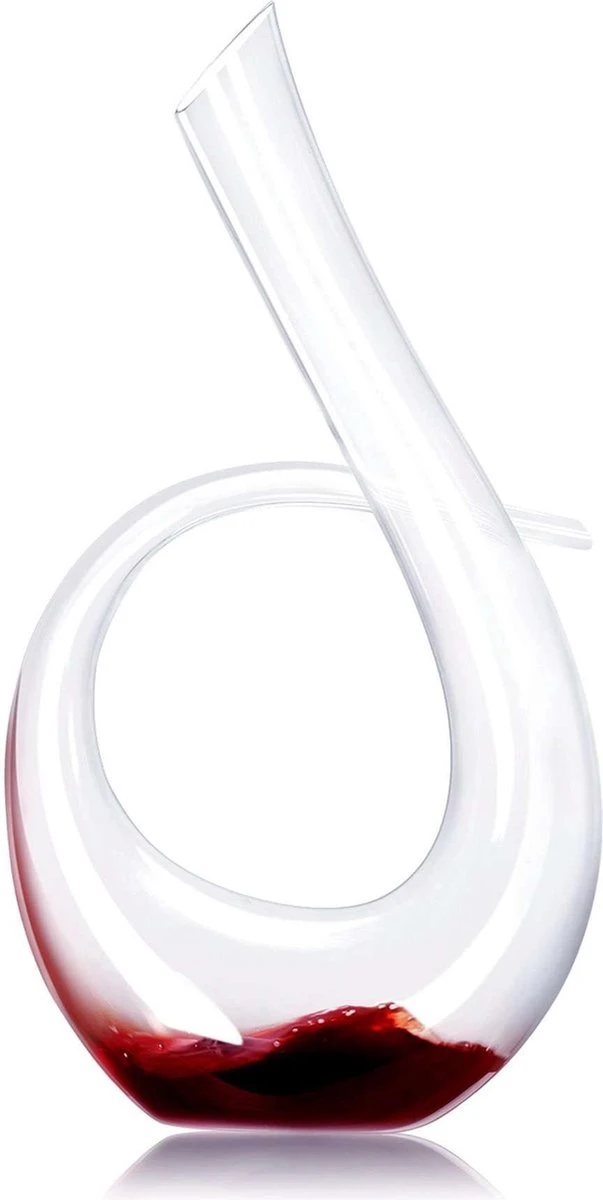 WYNER Barolo - Luxe Wijn Decanteerder Incl. Gratis Cleaning Pearls - In Luxe GiftBox - Wijn Karaf - Wine Decanter - Wijnbeluchter - Karaf Voor Wijn - Wijn Accessoires - Wijn Set 5 WYNER Barolo - Luxe Wijn Decanteerder Incl. Gratis Cleaning Pearls - In Luxe GiftBox - Wijn Karaf - Wine Decanter - Wijnbeluchter - Karaf Voor Wijn - Wijn Accessoires - Wijn Set - Afbeelding 3