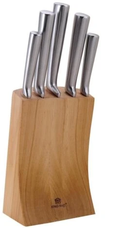 Messenset Met Blok 6 Delig – RVS – Houten Messenblok Norberg -Skimask 633x1200