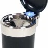 Merkloos 1x Auto Asbakje Met LED Lichtje En Deksel Zwart 11 X 9 Cm - Geurvrije Anti Rook Auto Asbak -Skimask 634x1200