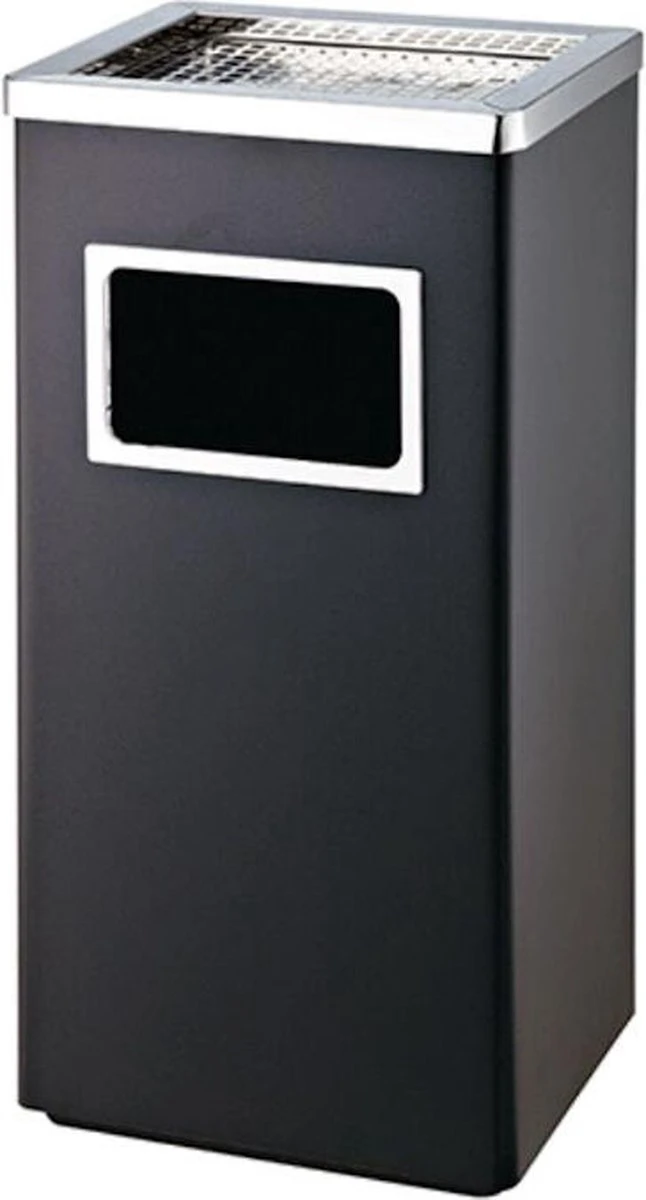 Merkloos Decopatent® Staande Asbak Met RVS Afvalbak - Asbak Voor Buiten - Vloerasbak - Buitenasbak Groot - Rookpaal - Asbakken - 30x24x62 3 Merkloos Decopatent® Staande Asbak Met RVS Afvalbak - Asbak Voor Buiten - Vloerasbak - Buitenasbak Groot - Rookpaal - Asbakken - 30x24x62