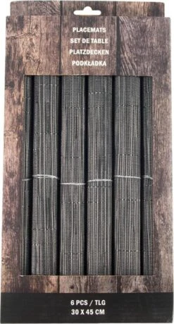 Merkloos Placemats | Set Van 6 Stuks | Antraciet |30 X 45cm | Anti-slip |Hittebestendig |Onderhoudsvriendelijk 9 Merkloos Placemats | Set Van 6 Stuks | Antraciet |30 X 45cm | Anti-slip |Hittebestendig |Onderhoudsvriendelijk -Skimask 646x1200 3