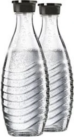 SodaStream Duopack Glazen Karaffen - 0,7L - Past Alleen Op Sodastream Crystal
