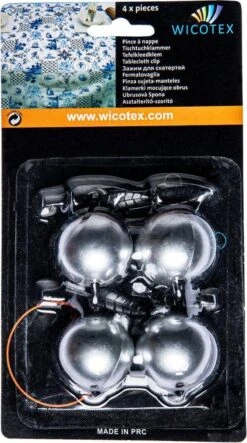 Tafelkleed-hangers Kogels Zilver -Skimask 669x1200 1