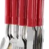 Bestekset Rood - 24 Delig- Met Bestekrek - 6 Persoons - RVS - Lepel - Mes - Vork 1 Bestekset Rood - 24 Delig- Met Bestekrek - 6 Persoons - RVS - Lepel - Mes - Vork -Skimask 680x1200 1