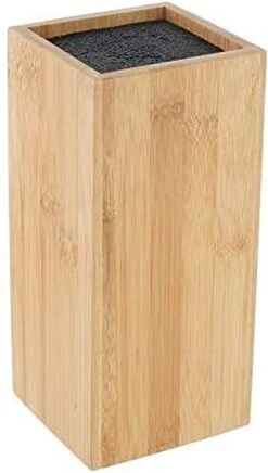 Kesper - Messenblok - Hout - Stevig - Modern - Makkelijk Schoon Te Maken - 10 X 10 X 23 Cm - Keuken - Messen - Koken