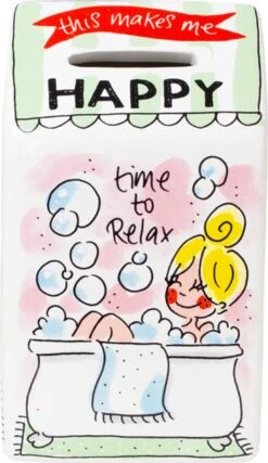 Blond Amsterdam, Happy - Spaarhuisje -Skimask 694x1200