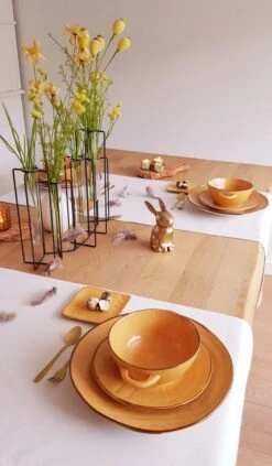 Vivi Oggi - Soepkommen Met Oor - Ø 15cm - Geel - Italië -Skimask 701x1200 1