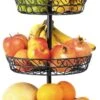 Chefarone Fruit Etagère 3 Laags - Fruitmand Metaal - Fruitschaal - Groentemand - Opberger - Zwart -Skimask 703x1200 8