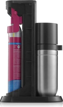 SodaStream DUO - Zwart - Incl. Quick Connect Koolzuurcilinder - Met 1 Glazen En 1 Herbruikbare Plastic Fles 19 SodaStream DUO - Zwart - Incl. Quick Connect Koolzuurcilinder - Met 1 Glazen En 1 Herbruikbare Plastic Fles -Skimask 716x1200 3