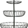 Sens Design Fruitschaal - Fruitmand Metaal - Etagère 3 Laags - Zwart -Skimask 734x1200 4